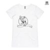 ASColour Ladies 'Bevel' V-Neck Tshirt Thumbnail