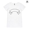ASColour Ladies 'Bevel' V-Neck Tshirt Thumbnail