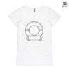 ASColour Ladies 'Bevel' V-Neck Tshirt Thumbnail