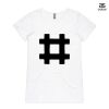 ASColour Ladies 'Bevel' V-Neck Tshirt Thumbnail
