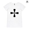 ASColour Ladies 'Bevel' V-Neck Tshirt Thumbnail