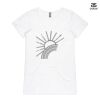 ASColour Ladies 'Bevel' V-Neck Tshirt Thumbnail