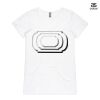 ASColour Ladies 'Bevel' V-Neck Tshirt Thumbnail