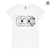 ASColour Ladies 'Bevel' V-Neck Tshirt Thumbnail