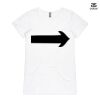 ASColour Ladies 'Bevel' V-Neck Tshirt Thumbnail