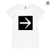ASColour Ladies 'Bevel' V-Neck Tshirt Thumbnail
