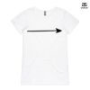 ASColour Ladies 'Bevel' V-Neck Tshirt Thumbnail