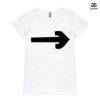 ASColour Ladies 'Bevel' V-Neck Tshirt Thumbnail