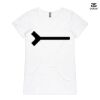 ASColour Ladies 'Bevel' V-Neck Tshirt Thumbnail
