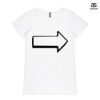 ASColour Ladies 'Bevel' V-Neck Tshirt Thumbnail