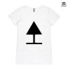 ASColour Ladies 'Bevel' V-Neck Tshirt Thumbnail