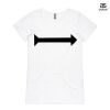 ASColour Ladies 'Bevel' V-Neck Tshirt Thumbnail