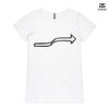ASColour Ladies 'Bevel' V-Neck Tshirt Thumbnail