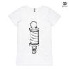 ASColour Ladies 'Bevel' V-Neck Tshirt Thumbnail