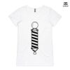 ASColour Ladies 'Bevel' V-Neck Tshirt Thumbnail