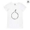 ASColour Ladies 'Bevel' V-Neck Tshirt Thumbnail