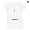 ASColour Ladies 'Bevel' V-Neck Tshirt Thumbnail