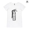 ASColour Ladies 'Bevel' V-Neck Tshirt Thumbnail