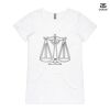 ASColour Ladies 'Bevel' V-Neck Tshirt Thumbnail