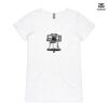 ASColour Ladies 'Bevel' V-Neck Tshirt Thumbnail