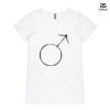 ASColour Ladies 'Bevel' V-Neck Tshirt Thumbnail