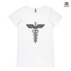 ASColour Ladies 'Bevel' V-Neck Tshirt Thumbnail