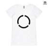 ASColour Ladies 'Bevel' V-Neck Tshirt Thumbnail
