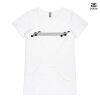 ASColour Ladies 'Bevel' V-Neck Tshirt Thumbnail