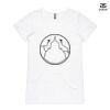 ASColour Ladies 'Bevel' V-Neck Tshirt Thumbnail