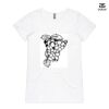 ASColour Ladies 'Bevel' V-Neck Tshirt Thumbnail