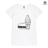 ASColour Ladies 'Bevel' V-Neck Tshirt Thumbnail