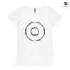 ASColour Ladies 'Bevel' V-Neck Tshirt Thumbnail