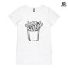 ASColour Ladies 'Bevel' V-Neck Tshirt Thumbnail
