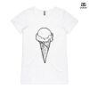 ASColour Ladies 'Bevel' V-Neck Tshirt Thumbnail