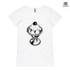 ASColour Ladies 'Bevel' V-Neck Tshirt Thumbnail