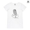 ASColour Ladies 'Bevel' V-Neck Tshirt Thumbnail