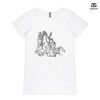 ASColour Ladies 'Bevel' V-Neck Tshirt Thumbnail