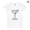 ASColour Ladies 'Bevel' V-Neck Tshirt Thumbnail