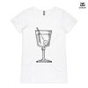 ASColour Ladies 'Bevel' V-Neck Tshirt Thumbnail