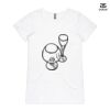 ASColour Ladies 'Bevel' V-Neck Tshirt Thumbnail