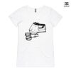 ASColour Ladies 'Bevel' V-Neck Tshirt Thumbnail