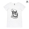 ASColour Ladies 'Bevel' V-Neck Tshirt Thumbnail
