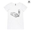 ASColour Ladies 'Bevel' V-Neck Tshirt Thumbnail
