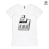 ASColour Ladies 'Bevel' V-Neck Tshirt Thumbnail
