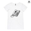 ASColour Ladies 'Bevel' V-Neck Tshirt Thumbnail