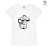 ASColour Ladies 'Bevel' V-Neck Tshirt Thumbnail