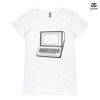 ASColour Ladies 'Bevel' V-Neck Tshirt Thumbnail