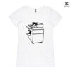 ASColour Ladies 'Bevel' V-Neck Tshirt Thumbnail