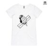 ASColour Ladies 'Bevel' V-Neck Tshirt Thumbnail