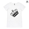 ASColour Ladies 'Bevel' V-Neck Tshirt Thumbnail